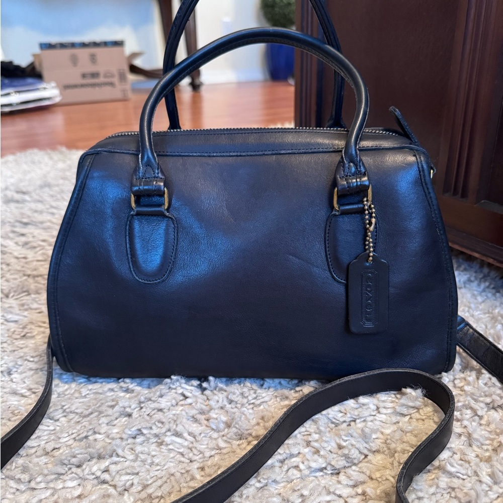 Coach Black Broadway Satchel 1990’s